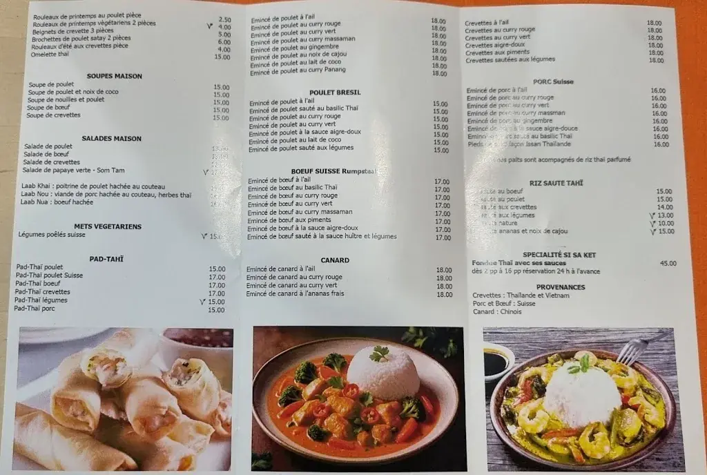 Si Sa Ket Thaï Food restaurant in Bournens