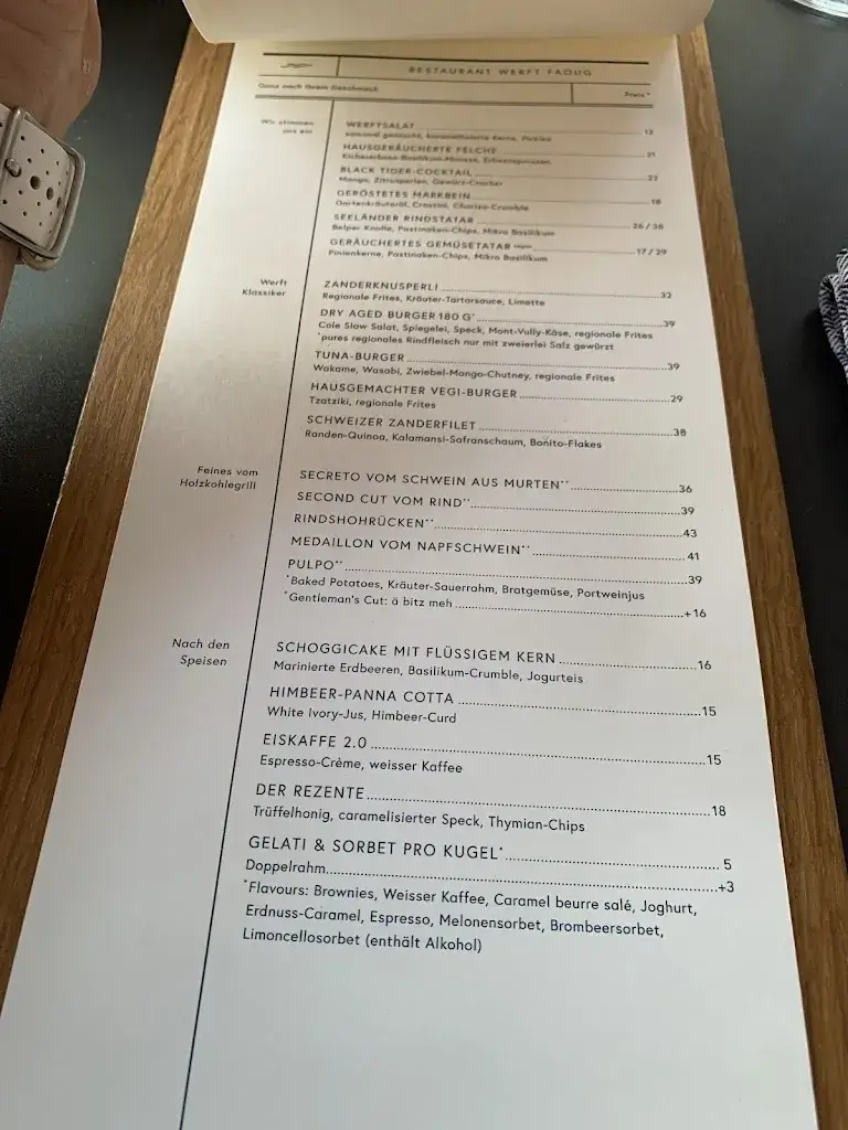 Menü_Restaurant Werft_Faoug_Bild_2