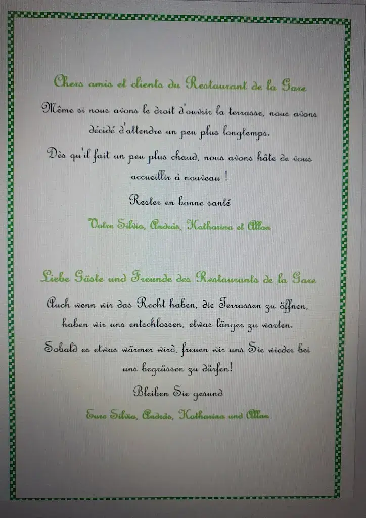 Restaurant de la Gare_Faoug_menu_image_1