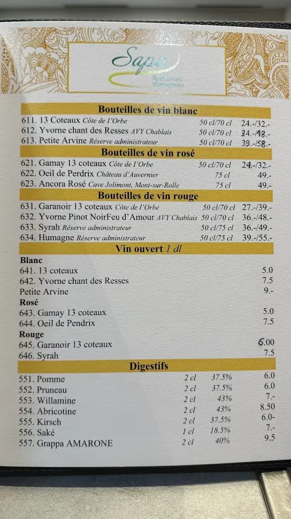 SAPA restaurant vietnamien_Cossonay_menu_image_1