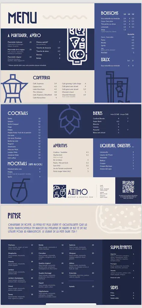 Attimo - Bistrot & Cocktail Bar Restaurant in Penthalaz