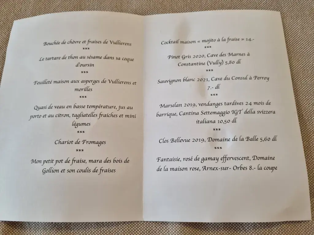 Auberge de la Croix Blanche_Lussery-Villars_menu_image_1