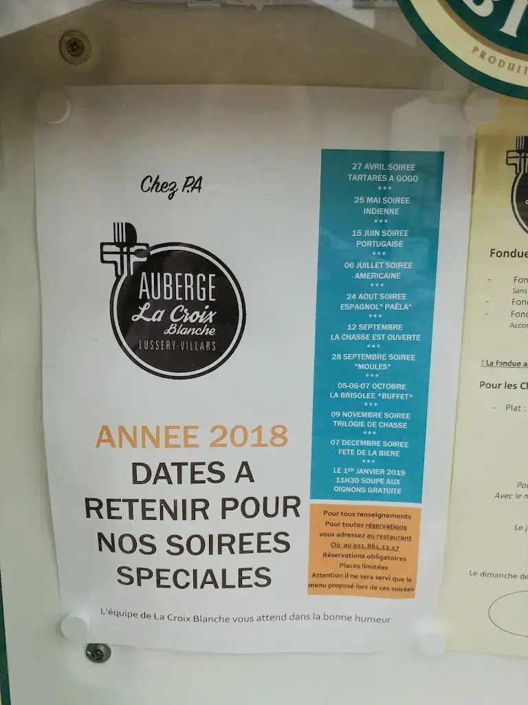 Menu_Auberge de la Croix Blanche_Lussery-Villars_image_3