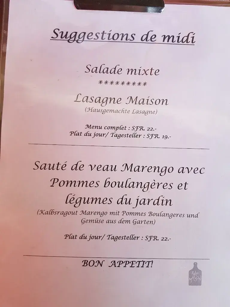 Menu_Hôtel-Restaurant de Moiry_Grimentz_immagine_1
