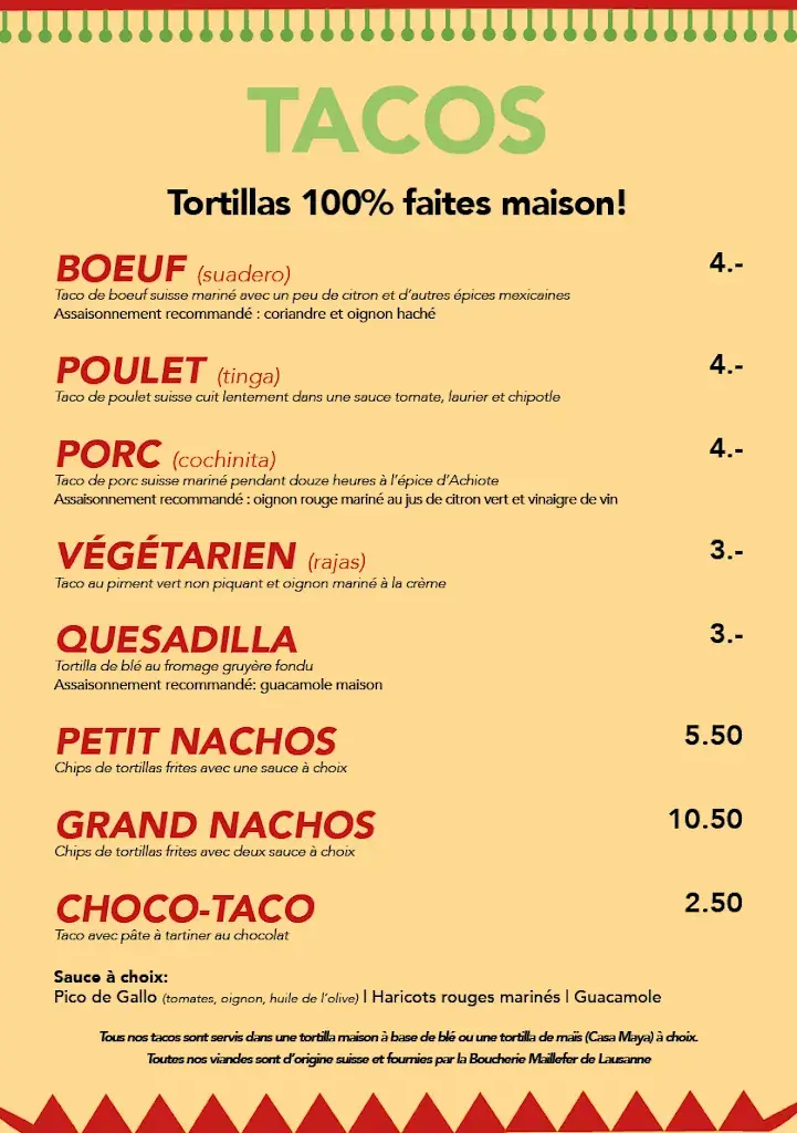 Menu_Mexicana Streetfood Central Lausanne_Lausanne_image_2