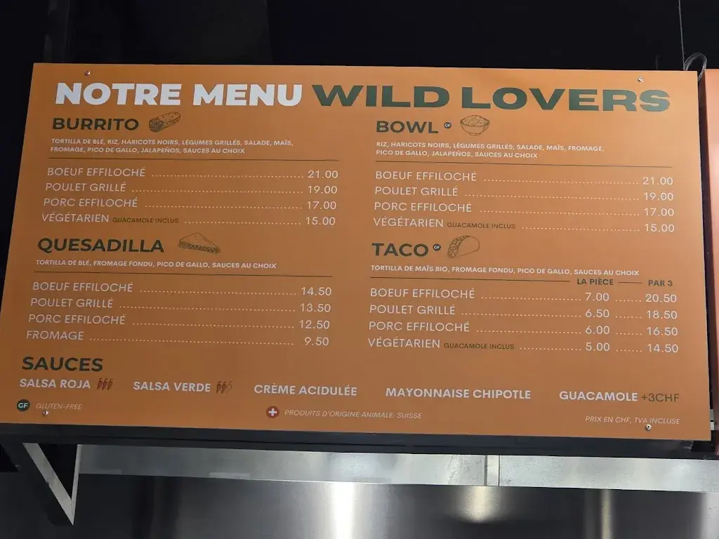 Wild Mexican Food restaurant in Lausanne