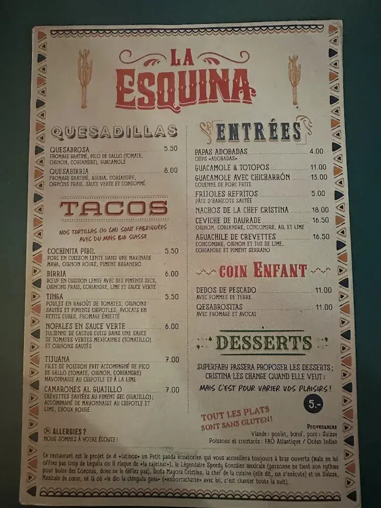 Menu_La Esquina_Lausanne_imagen_4