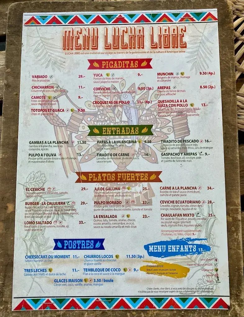 Menu_LUCHA LIBRE Lausanne_Lausanne_image_2