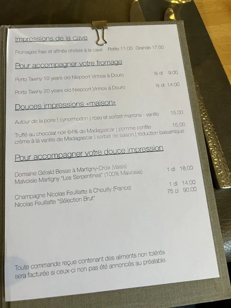 Restaurant La Parenthèse_La Chaux-de-Fonds_menu_image_1