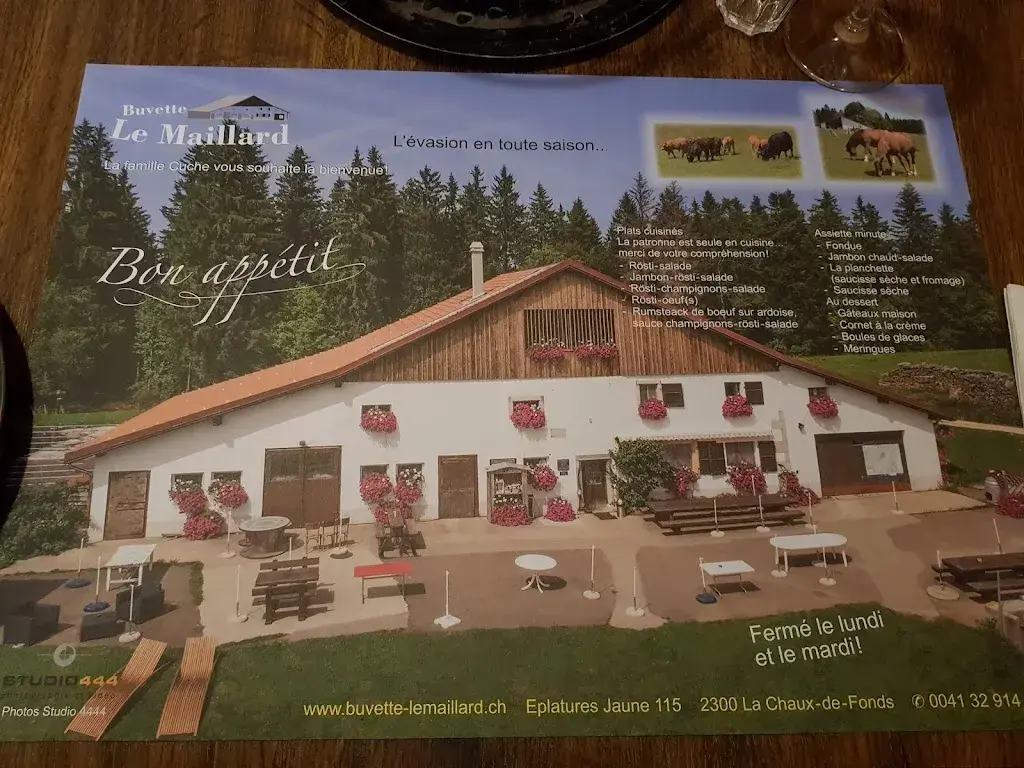 du Maillard restaurant in La Chaux-de-Fonds