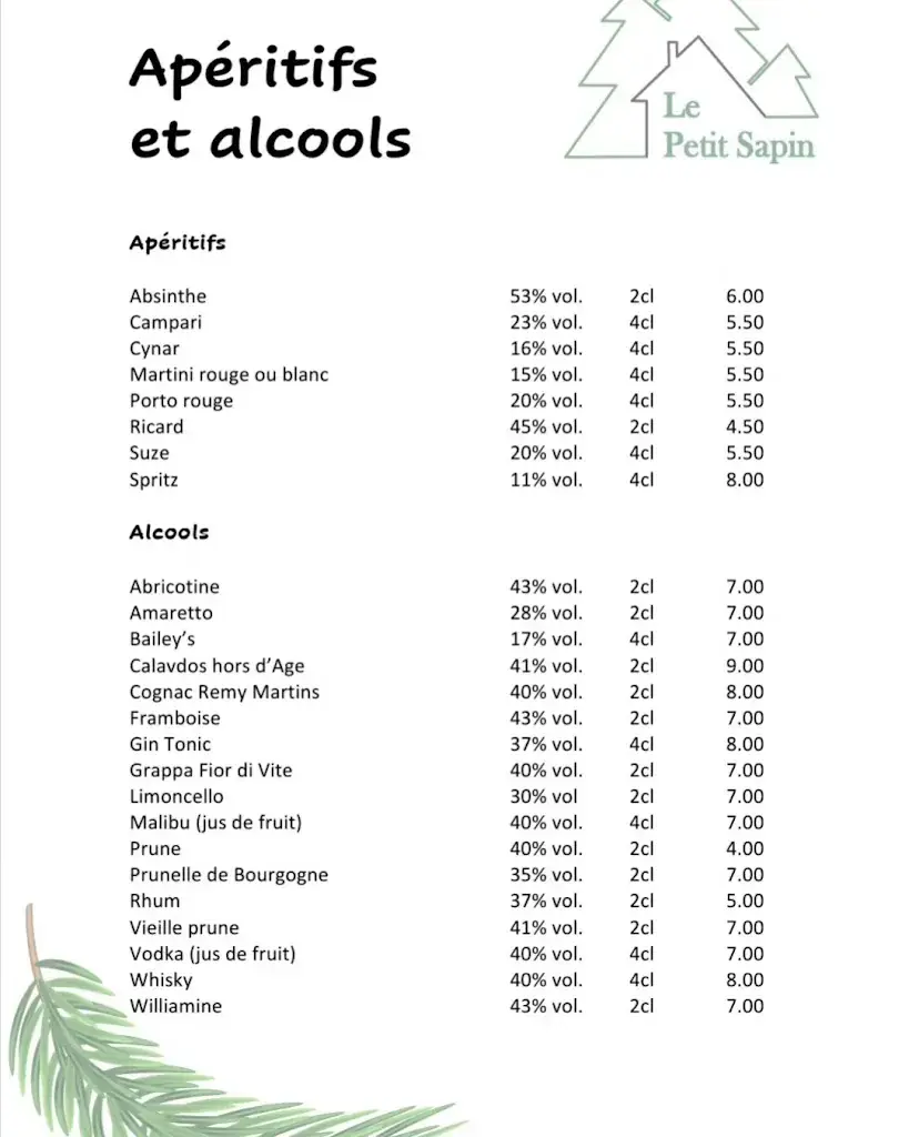 Le petit sapin restaurante en La Chaux-de-Fonds