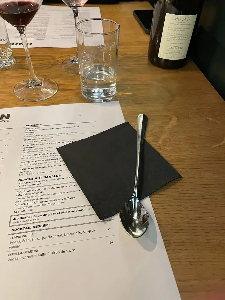 Menu_UNION RESTAURANT DU THEATRE_La Chaux-de-Fonds_image_3