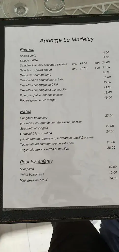 Menu_Auberge le Marteley_Vufflens-la-Ville_image_4