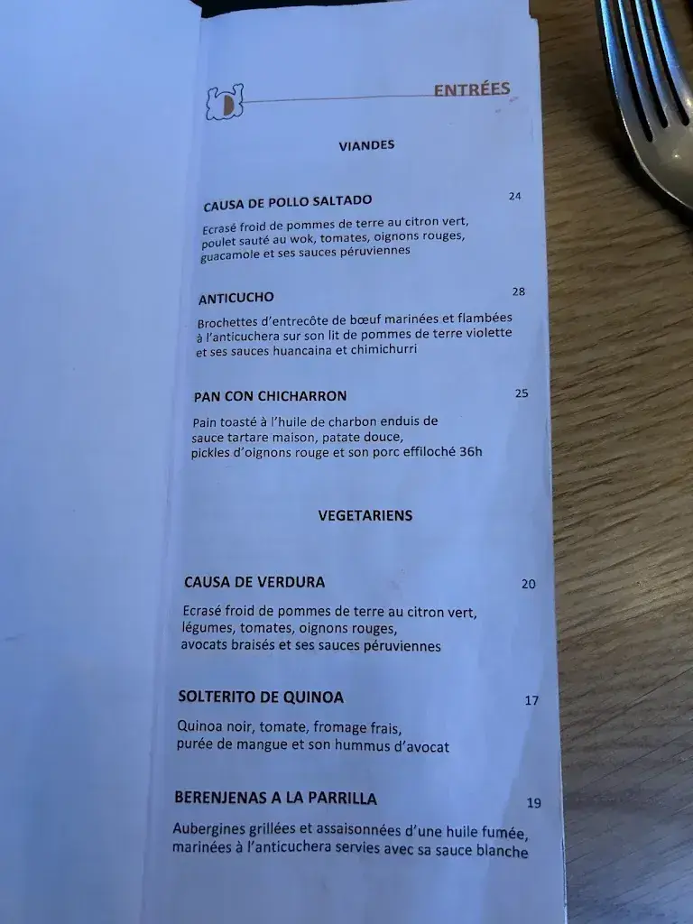 Guanaco | Peruvian Kitchen & Bar_Morges_menu_image_1