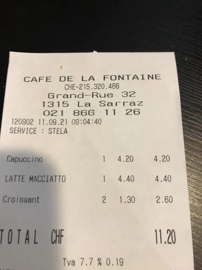 Marina Evita_Cafe La Fontaine_La Sarraz_recensione