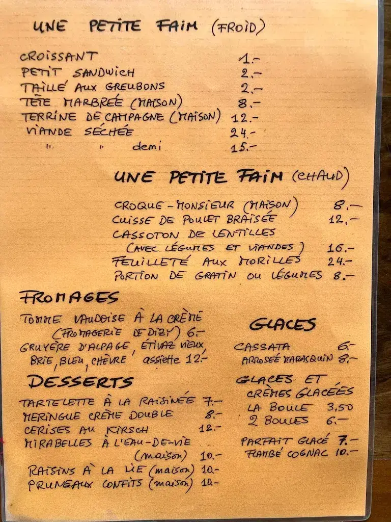 Café du Chêne ristorante a La Sarraz