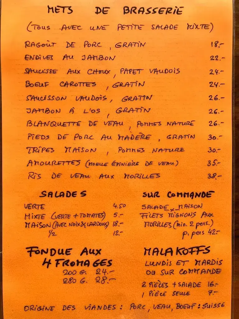 Menu_Café du Chêne_La Sarraz_image_3