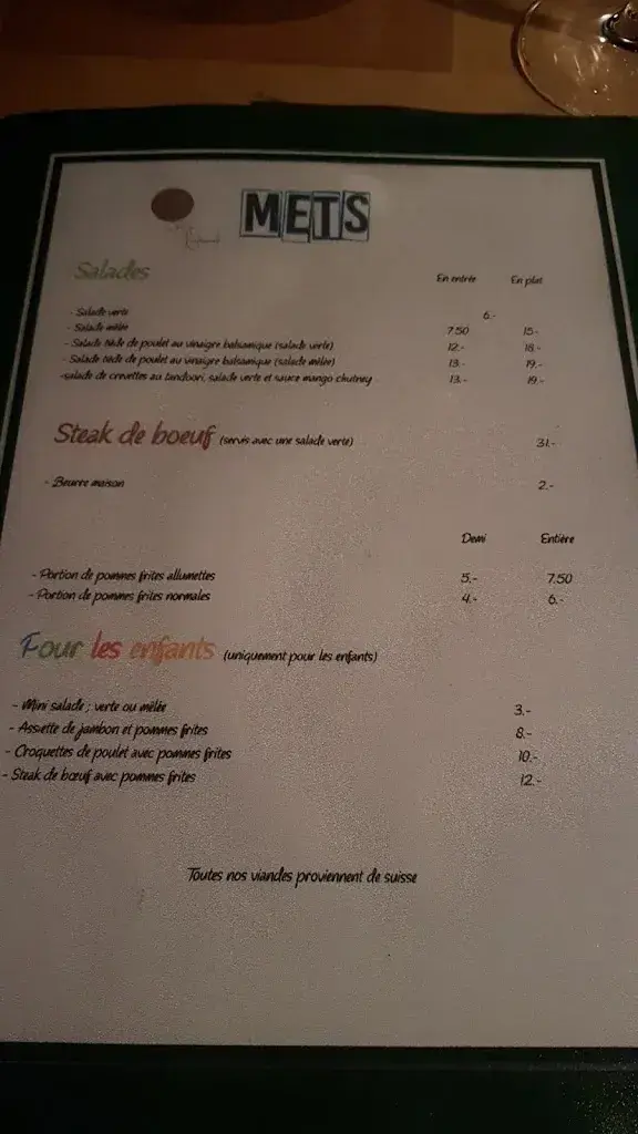 Menu_Restaurant Aux 3 Sapins_Echallens_image_4