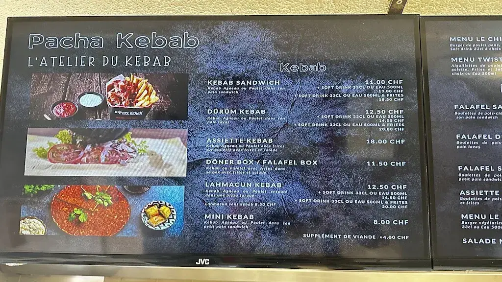 Menu_Le Pacha, l’Atelier du Kebab_Echallens_image_1