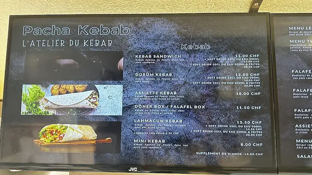 Menu_Le Pacha, l’Atelier du Kebab_Echallens_image_2