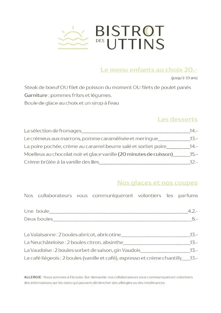 Menu_Bistrot Des Uttins_Yverdon-les-Bains_image_3
