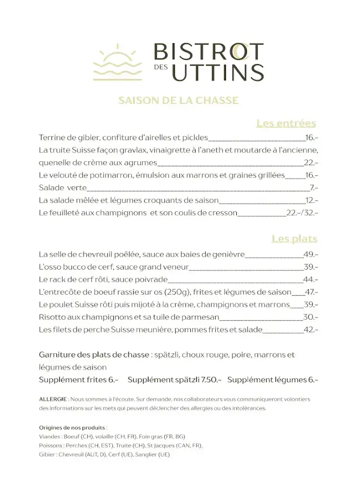 Menu_Bistrot Des Uttins_Yverdon-les-Bains_image_4