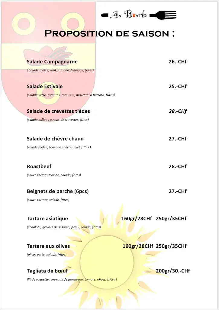 Restaurant Au Bourlatsapi ristorante a Bercher