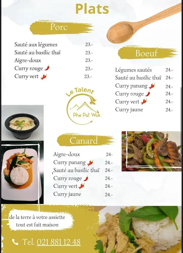 Auberge Le Talent Phe Pat Wok_Saint-Barthélemy_menu_image_1