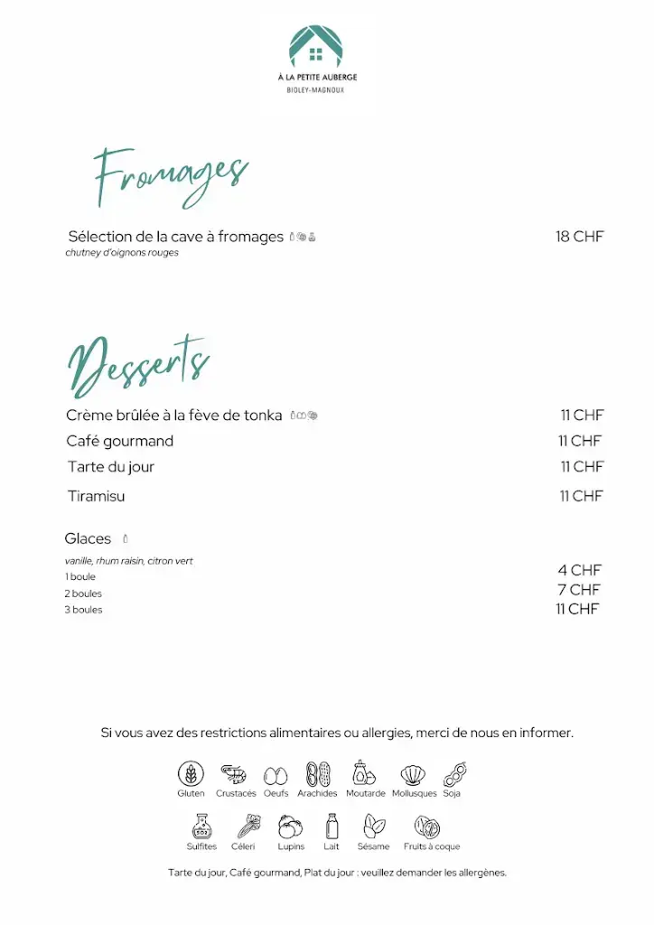 Menu_A la Petite Auberge_Bioley-Magnoux_image_3