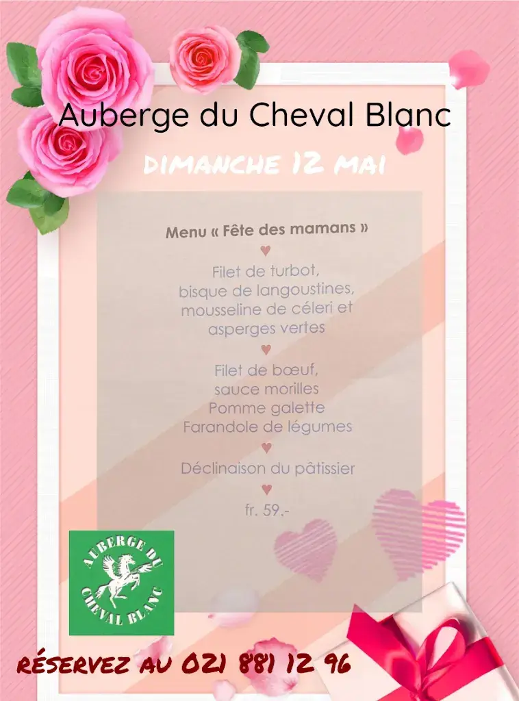 Cheval-Blanc restaurant in Echallens