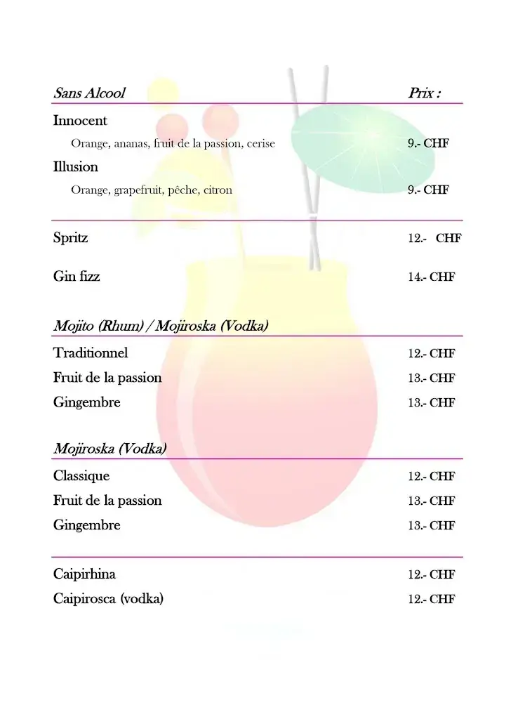 Bar Karaoké Le Rencard_Echallens_menu_image_1