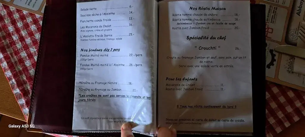 Restaurant la Grandsonnaz-dessus_Bullet_menu_image_1