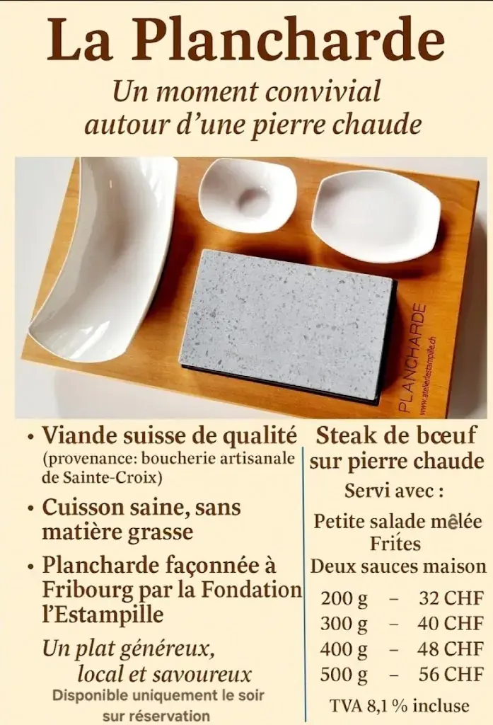 Menü_Chalet Restaurant Les Avattes_Sainte-Croix_Bild_2