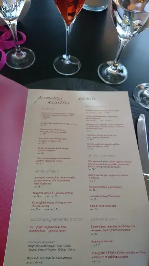 Restaurant et traiteur Les Quais_Grandson_menu_image_1