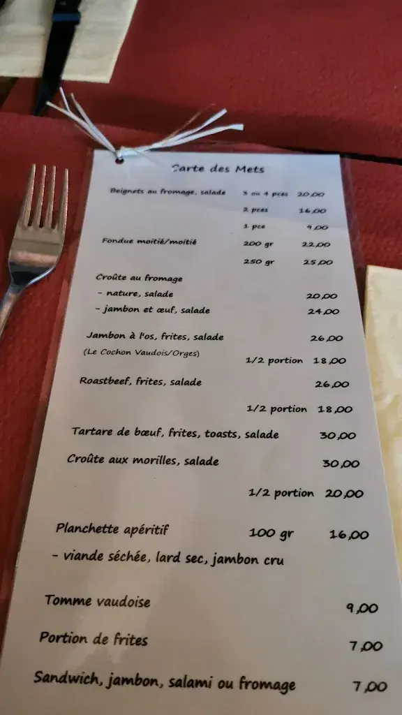 Menu_Restaurant la Combaz_La Combaz_image_2