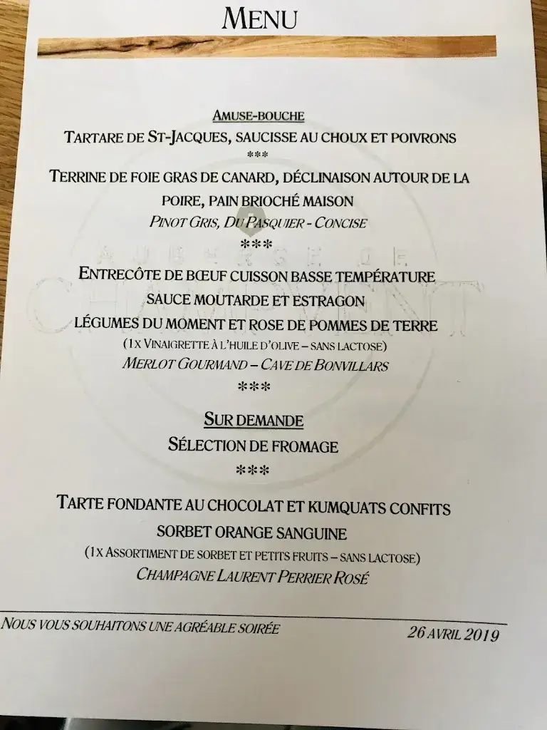 Menu_Auberge de Champvent_Champvent_image_2