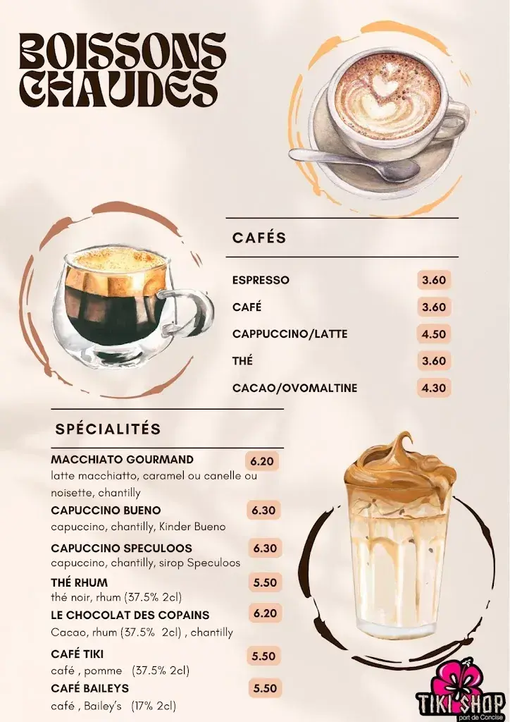 Tiki Shop restaurant à Concise