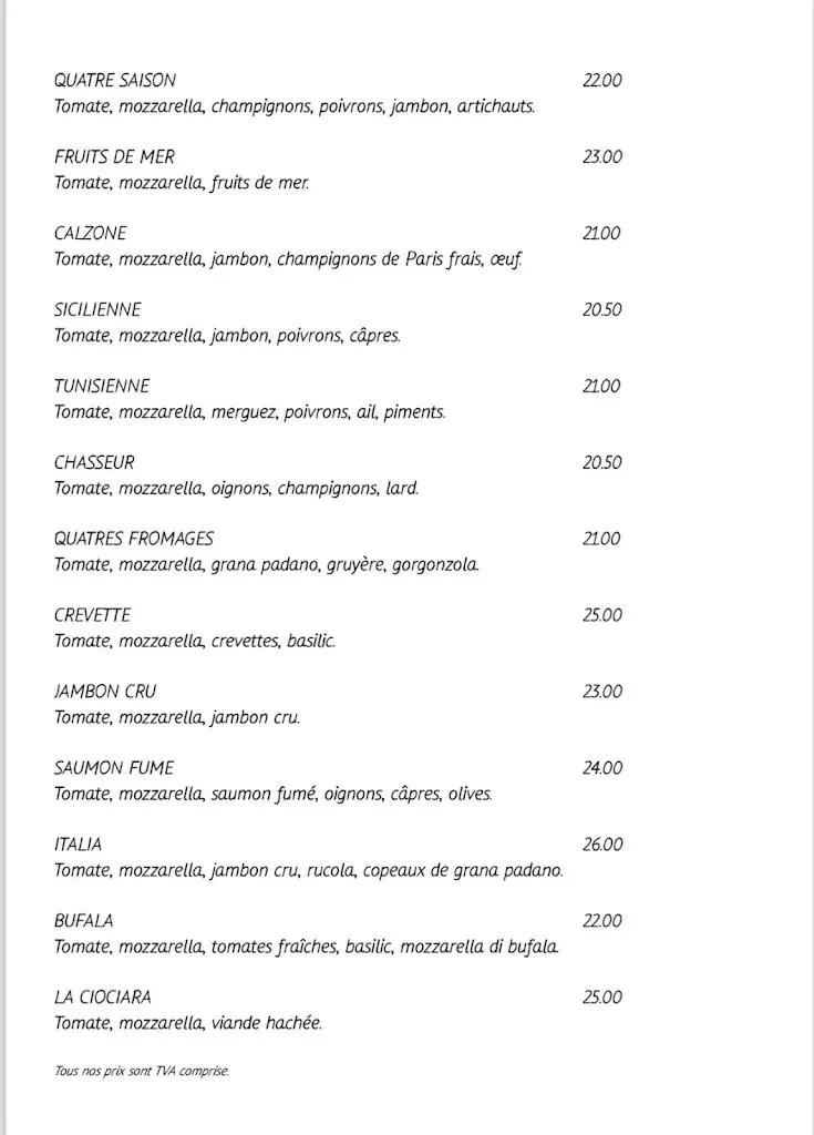 La Ciociara pizzeria ristorante a Corcelles-près-Payerne