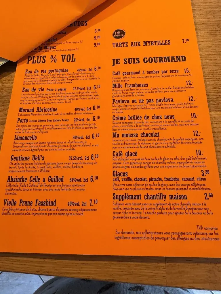 Mont de la Mayaz - Chalet Restaurant_Sainte-Croix_menu_image_1