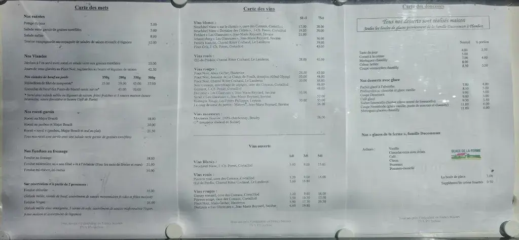 Menu_Auberge du Grand-Sommartel Sàrl_La Sagne_immagine_2
