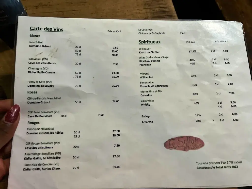 Brittany (Britt Off The Beaten)_Restaurant Le Soliat_Val-de-Travers_review