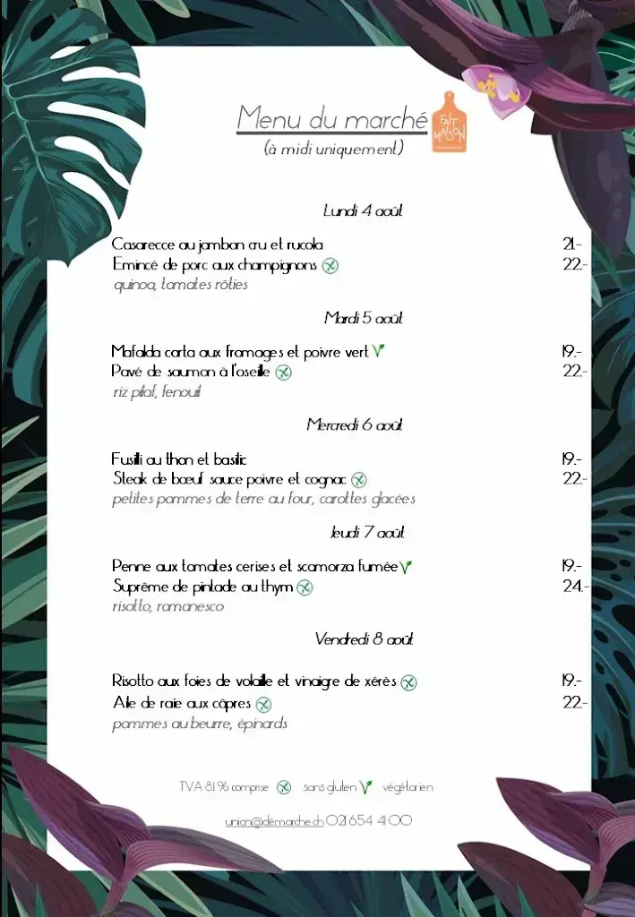 Hotel & Restaurant L'Union - Epalinges_Epalinges_menu_image_1