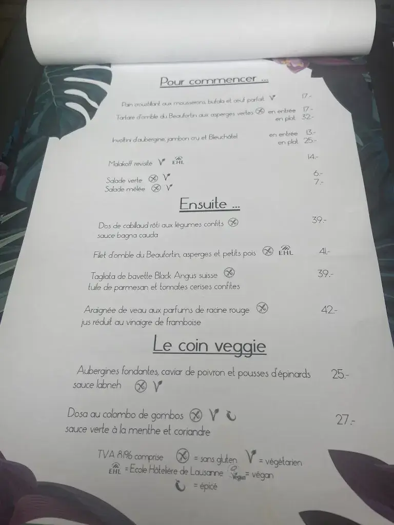 Menu_Hotel & Restaurant L'Union - Epalinges_Epalinges_image_4