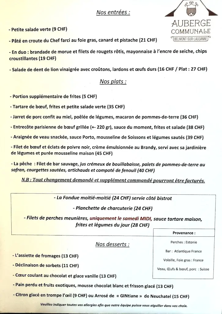 Sebastian Reiz_Auberge Communale de Belmont_Belmont-sur-Lausanne_review