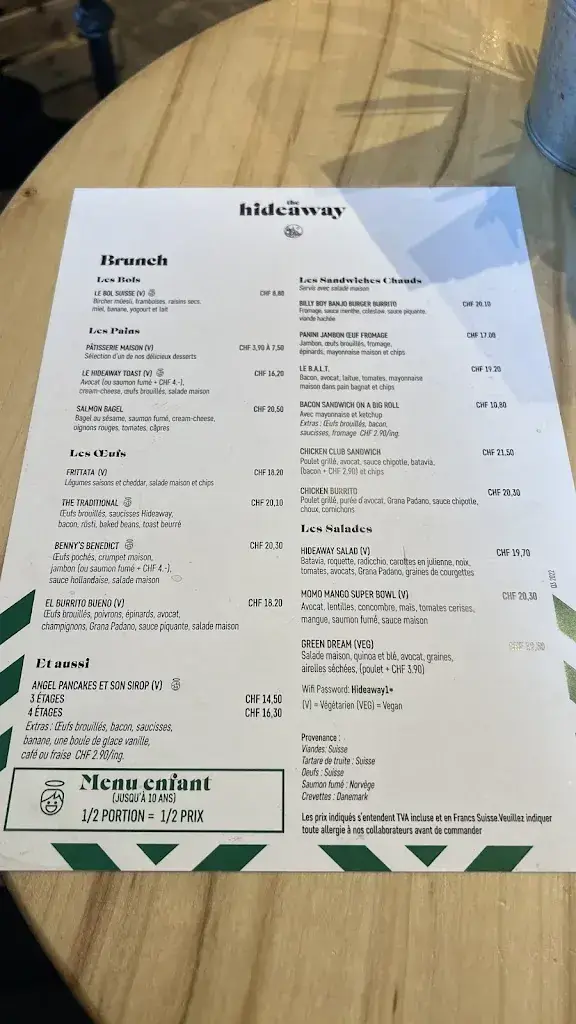 THE HIDEAWAY Lausanne_Lausanne_menu_image_1