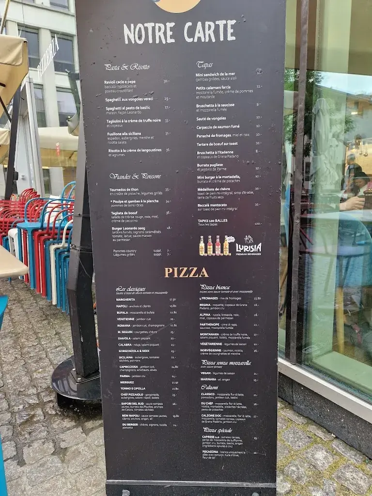 Menu_Leonardo Lausanne - Restaurant Italien_Lausanne_image_3