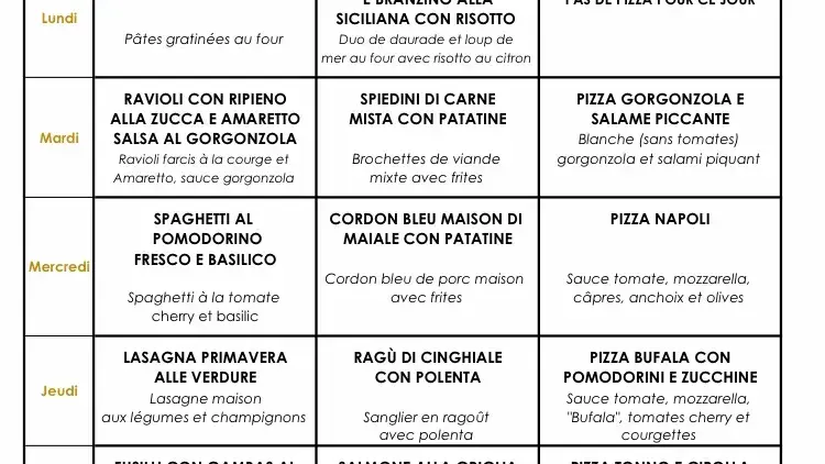 Restaurant La Piazza restaurant à Paudex