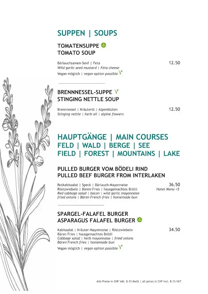 Menu_Alpenkräuter Restaurant Bären_Wengen BE_image_2