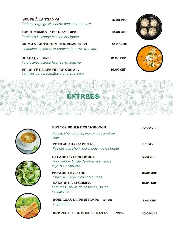 Menu_Shambala Restaurant Tibétain_Prilly_image_3