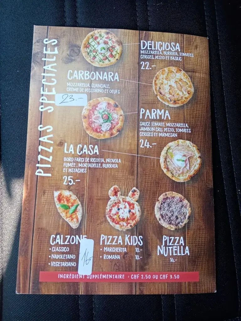 Menu_La Casa · Restaurant italien et pizzeria à Lausanne (Prilly-Malley)_Prilly_image_2